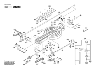 BOSCH Schraubzwinge | Ersatzteile f�r GCM 12 GDL | 1609B06203