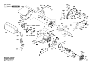 BOSCH Riemenabdeckung | Ersatzteile f�r GCM 12 GDL | 1609B00504