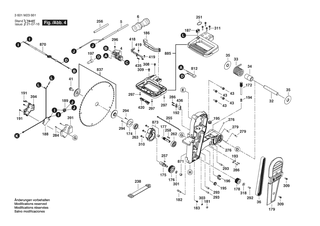 BOSCH Scheibe | Ersatzteile f�r GCM 12 GDL | 1609B00457
