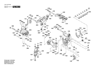 BOSCH Arretierblech | Ersatzteile f�r GCM 12 GDL | 1609B04487