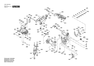 BOSCH Flanschbausatz | Ersatzteile f�r GCM 12 GDL | 1609B06921
