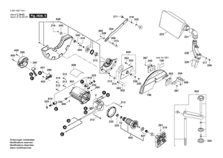 BOSCH Schalter | Ersatzteile f�r GCM 10 GDJ | 1609B06720