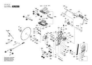 BOSCH Schalter | Ersatzteile f�r GCM 10 GDJ | 1609B06720