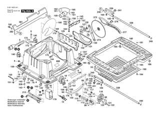 BOSCH Befestigungswinkel | Ersatzteile f�r GTS 10 XC | 2610950136