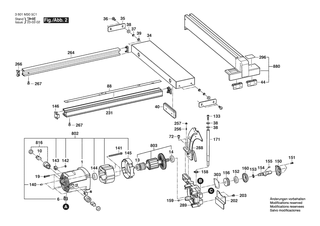 BOSCH B�rstenhalter Zusammenbau | Ersatzteile f�r GTS 1031 | 1609B07133