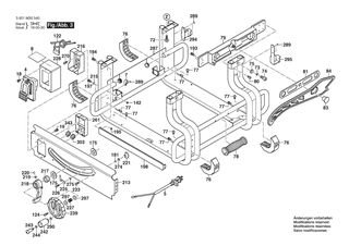 BOSCH Halteschiene | Ersatzteile f�r GTS 10 J | 2610950076