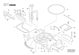 BOSCH Kabelsatz | Ersatzteile f�r GCM 18V-08N | 1609B06832