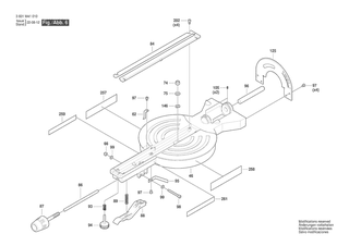 BOSCH Kabelsatz | Ersatzteile f�r GCM 18V-08N | 1609B06832