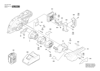 BOSCH Akku-Paket | Ersatzteile fr GCM 18V-216 | 1617S019K0