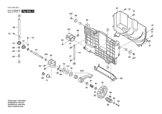 BOSCH Sperrhebel | Ersatzteile f�r GTS 635-216 | 1609B06785