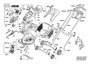 BOSCH Untergriff | Ersatzteile für ROTAK 43 LI | F016L67209