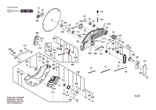 BOSCH Taste | Ersatzteile f�r GCM 18V-305 GDC | 1609B06441