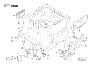 BOSCH Zarge | Ersatzteile f�r GTS 254 | 1619PB7258