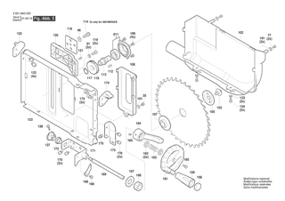 BOSCH Zarge | Ersatzteile f�r GTS 254 | 1619PB7258