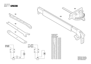 BOSCH Zarge | Ersatzteile f�r GTS 254 | 1619PB7258