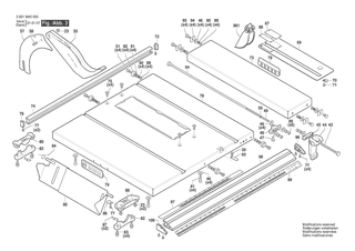 BOSCH Schutz | Ersatzteile f�r GTS 254 | 1600A022G5