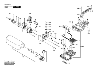 BOSCH LED-Modul | Ersatzteile fr GCM 18V-07S | 1609B07358