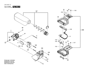BOSCH Fingerwelle | Ersatzteile f�r GCM18V-10SD | 1609B07338