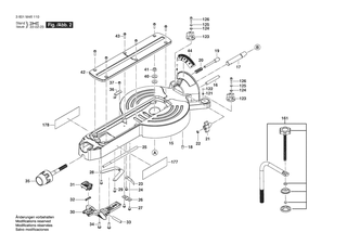 BOSCH Gelenkbolzen | Ersatzteile f�r GCM18V-10SD | 1609B07342