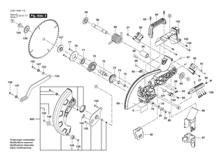BOSCH Blechschraube | Ersatzteile f�r GCM18V-10SD | 1609B07257
