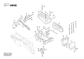 BOSCH Verschleissplatte | Ersatzteile f�r GCM 18V-216 DC | 1609B01602