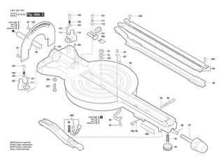 BOSCH Schulterschraube | Ersatzteile f�r GCM 18V-216 DC | 1609B05201