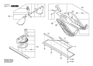 BOSCH Schraube | Ersatzteile f�r GTS18V-08N | 1609B07039