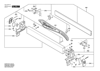 BOSCH Bolzen | Ersatzteile f�r GTS18V-08N | 2610950054