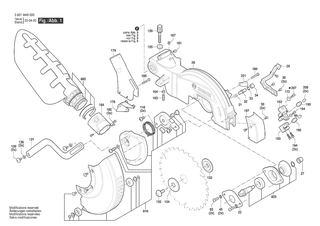 BOSCH Knopf | Ersatzteile fr GCM 305-216 D | 1609B07667