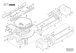 BOSCH Traggriff | Ersatzteile fr GCM 305-216 D | 1609B07687