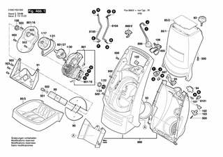 BOSCH Netzanschlussleitung | Ersatzteile für AXT RAPID 2200 | F016103194