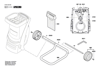 BOSCH Netzanschlussleitung | Ersatzteile für AXT RAPID 2200 | F016103194