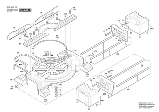 BOSCH Schraube | Ersatzteile f�r GCM 305-254 D | 1609B08251