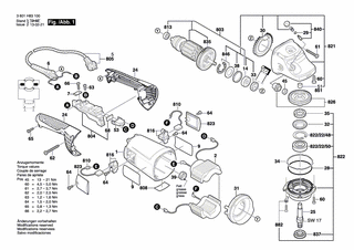 BOSCH Motorgehuse | Ersatzteile fr GWS 24-180 H | 1605108275