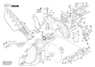 BOSCH Druckschraube M10110/45H | Ersatzteile fr GCM 18V-216 D | 1609B07670