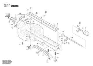 BOSCH Knopf | Ersatzteile f�r GCM 18V-254 D | 1609B08266