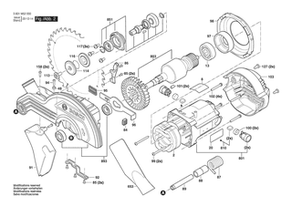 BOSCH Schraube | Ersatzteile f�r GCM 254 | 1619PB9153