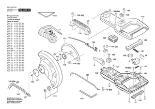 BOSCH Scheibe | Ersatzteile f�r GCM 254 | 1619PB9087