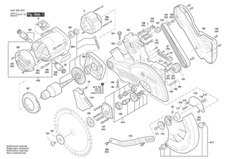 BOSCH Schraube M630 | Ersatzteile fr GCM 254 D | 1619PC0717