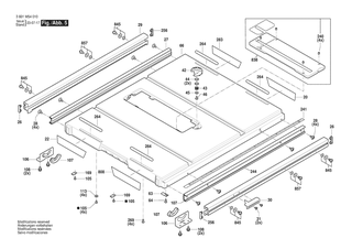 BOSCH Schutzvorrichtung | Ersatzteile f�r GTS15-10 | 1609B07990