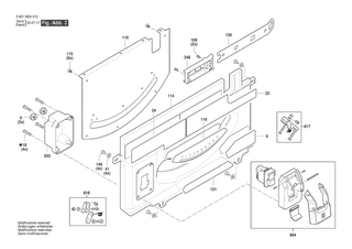 BOSCH Schraube | Ersatzteile f�r GTS15-10 | 2610015359
