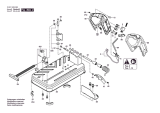 BOSCH Geh�usedeckel | Ersatzteile f�r GCO 230 | 1619PC1871