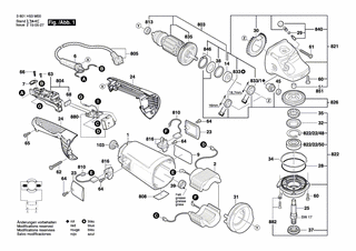 BOSCH Polschuh 220-240V | Ersatzteile für GWS 24-230 JH | 160422057K