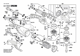 BOSCH Polschuh 220-240V | Ersatzteile für GWS 15-125 CIEH | 1604220417