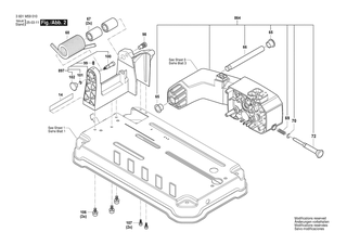 BOSCH Taste | Ersatzteile f�r GCD18V-14 | 1619PS2576