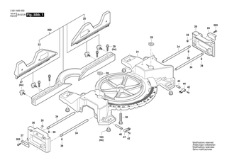 BOSCH Knopf | Ersatzteile fr GCM 340-305 D | 1619PS2274