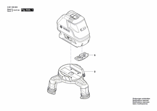 BOSCH Fuss | Ersatzteile für GLL 3-50 | 1618C0088U