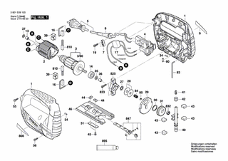 BOSCH Polschuh 220V | Ersatzteile für GST 65 B | 1619P01960