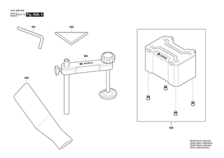 BOSCH Halteblock | Ersatzteile f�r GCM 340-305 D | 1619PS3241