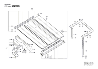BOSCH Polschuh 230V | Ersatzteile für GTM 12 JL | 1619PA4305
